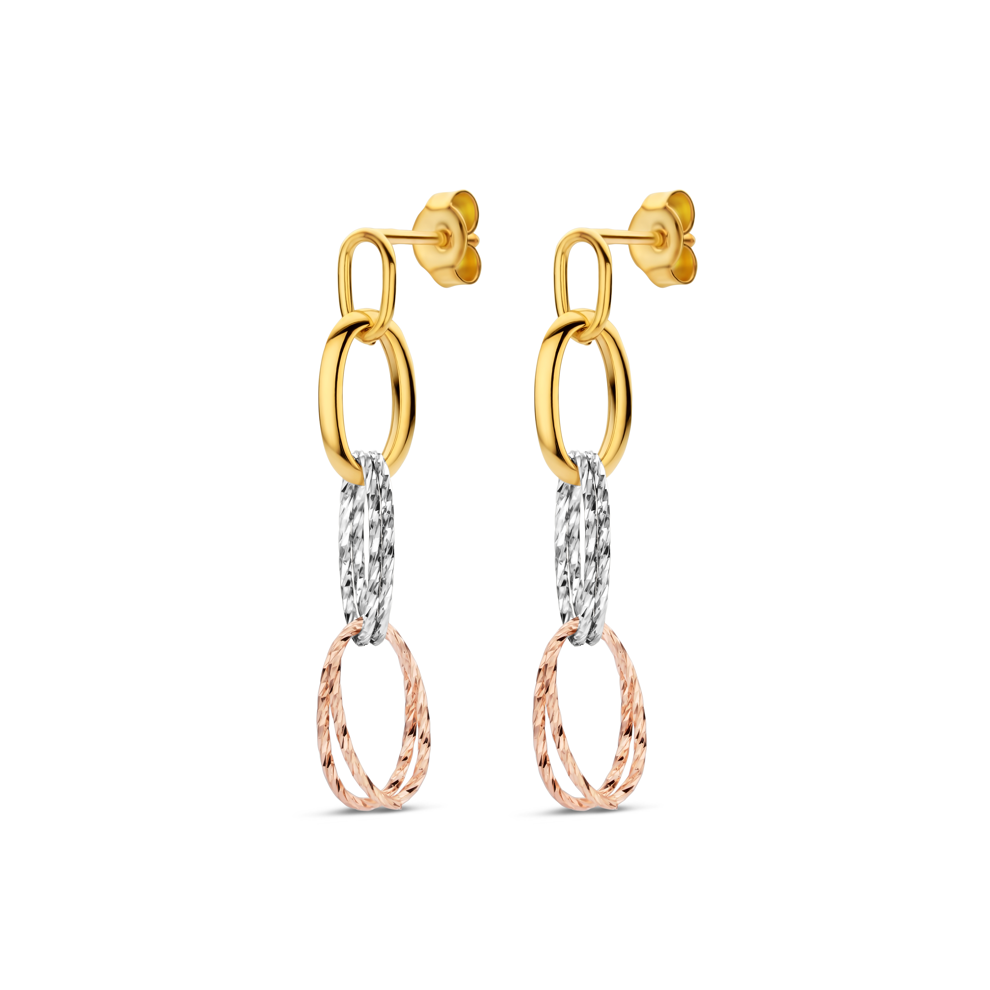 Dit zijn oorbellen van het merk Swing Jewels gemaakt voor dames.