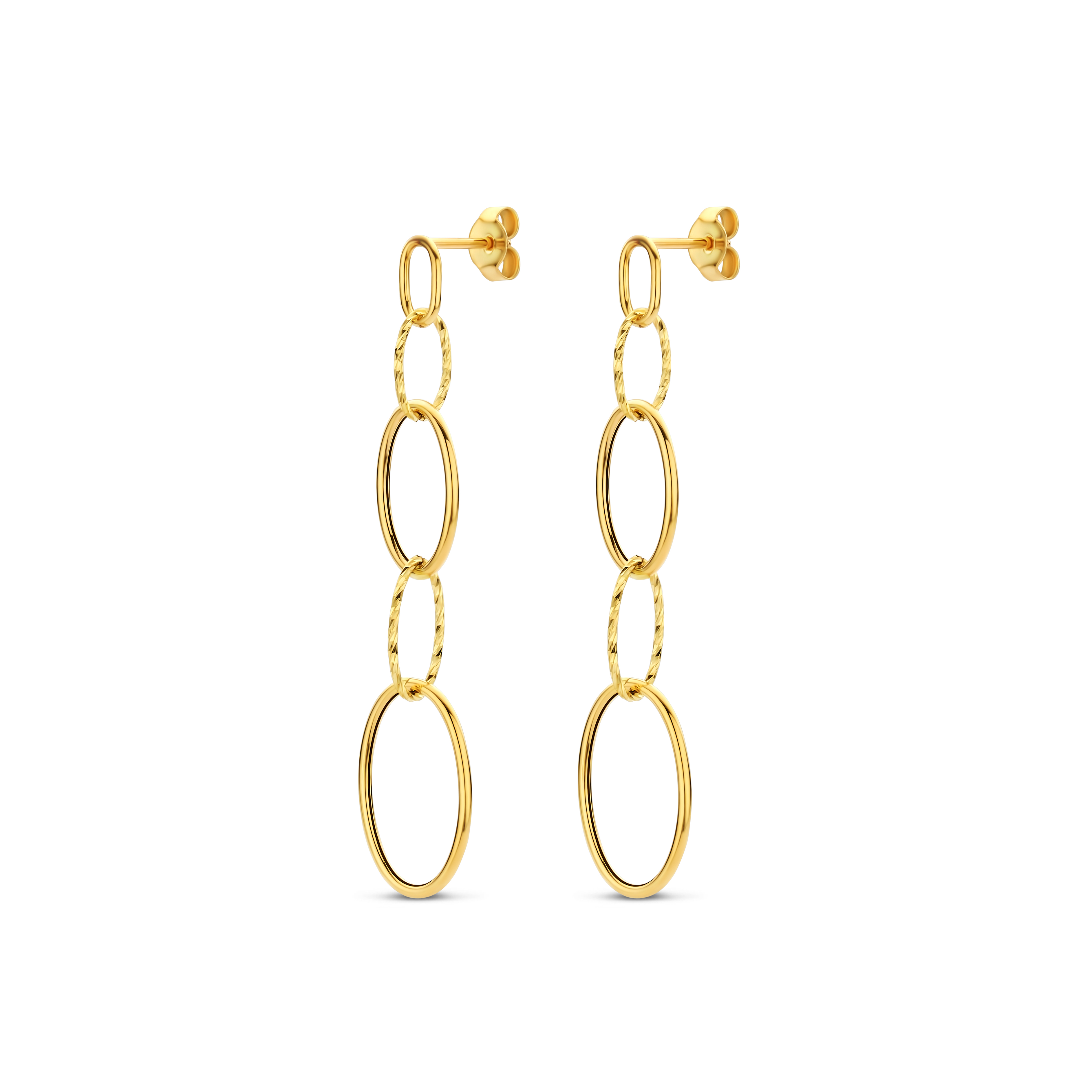 Dit zijn oorbellen van het merk Swing Jewels gemaakt voor dames.