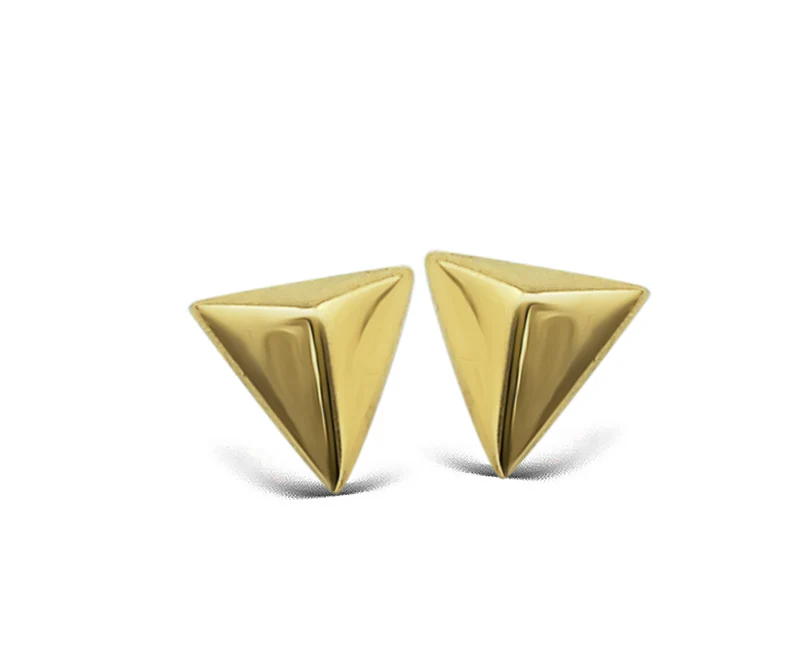 Deze prachtige Huismerk zilveren oorsteker, modelnummer JE001G, is een schitterende toevoeging aan je sieradencollectie. Gemaakt van 925 sterling zilver, goudkleurig en met een piramidevorm van 5 mm diameter, biedt deze stud een verfijnde uitstraling. Ideaal voor dagelijks gebruik of speciale gelegenheden om je look subtiel maar elegant te verrijken.
