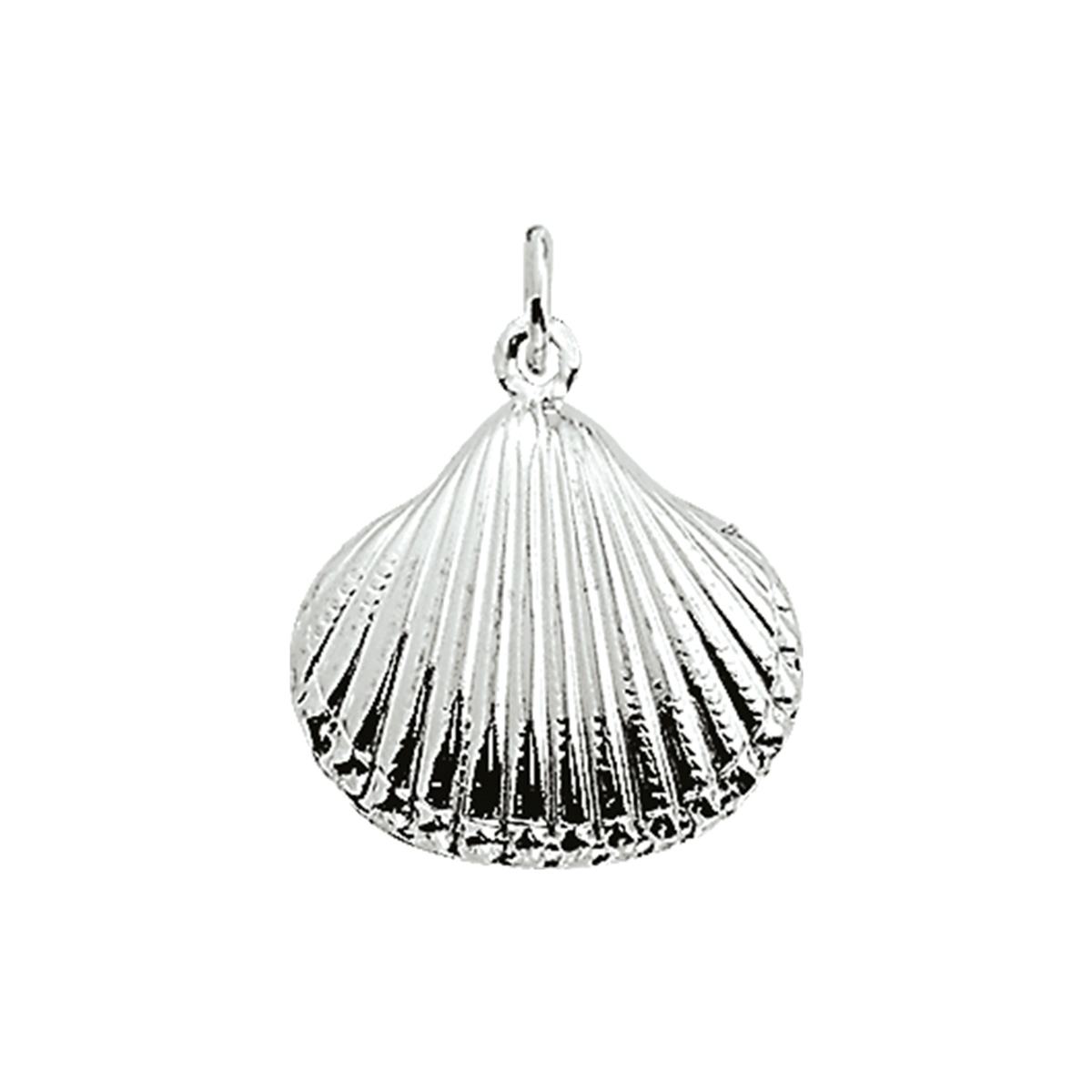 De Zilveren Schelpen Hanger Bol, modelnummer 1004081, is een verfijnde zilveren bedel met een hoogte van 18,3 mm en een breedte van 16,5 mm. De glanzende, zilverkleurige afwerking maakt het een perfecte toevoeging aan elke ketting. Het past uitstekend als elegante accessoire voor dagelijks gebruik of speciale gelegenheden. 