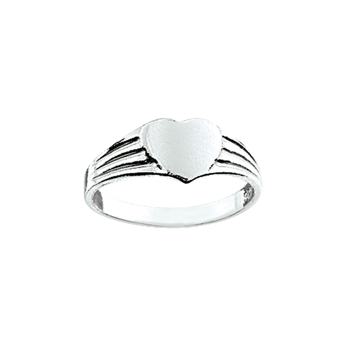 graveerring massief zilver wit