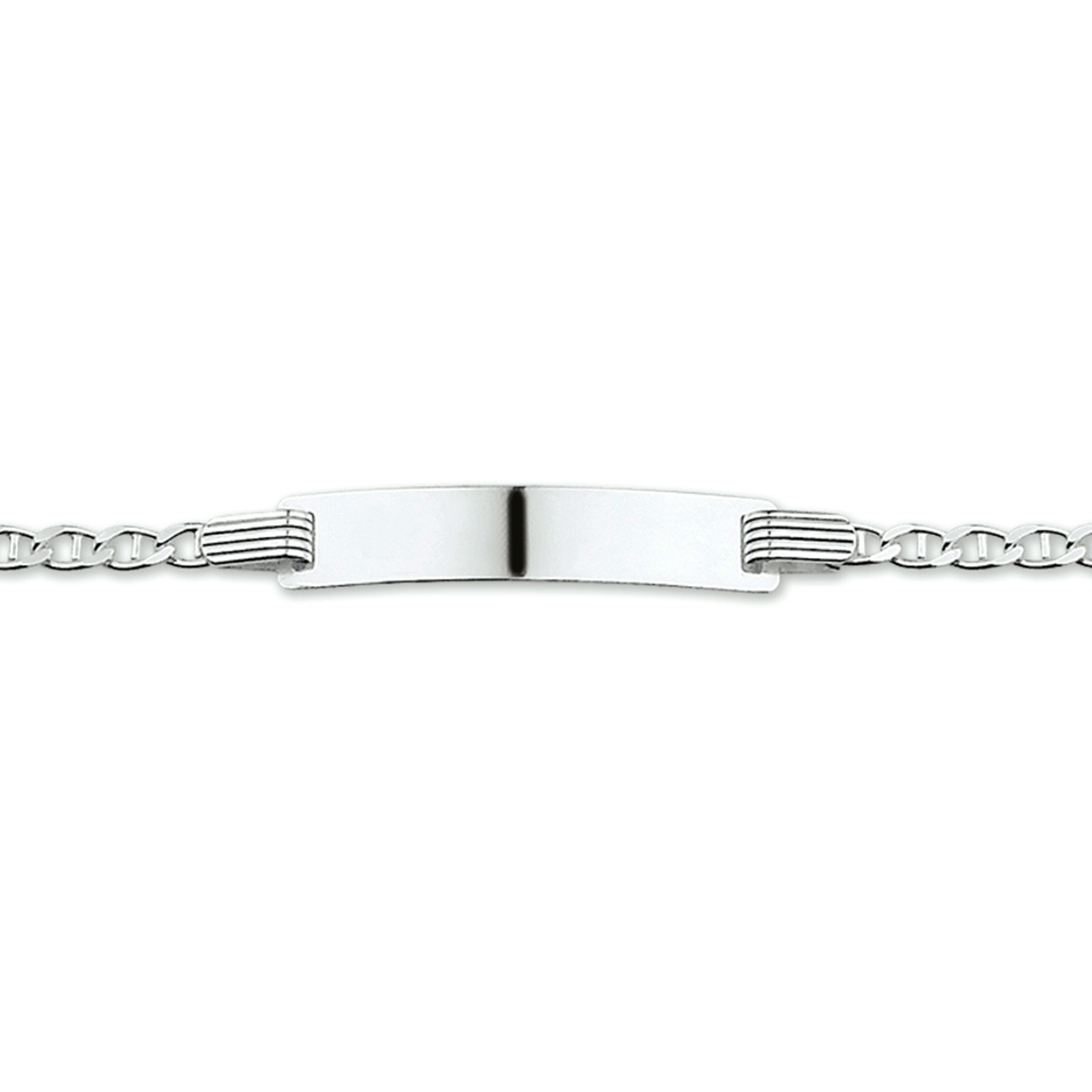 Graveerarmband anker plaat 5,0 mm 13-15 cm
