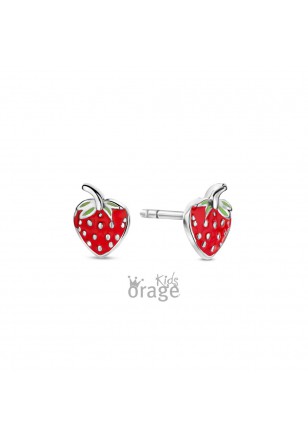 Leuke oorbelstekers van de kindercollectie Orage Kids. Volledig in sterling zilver.

