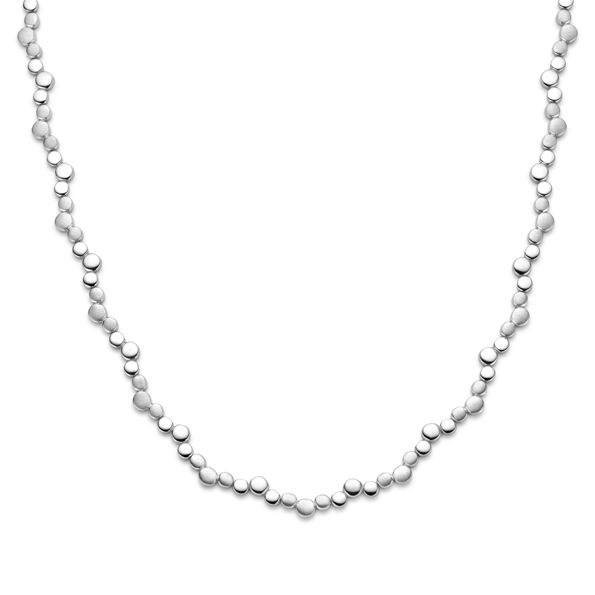 Gerhodineerd 925 zilveren collier met een schakelbreedte van 7.5mm en een draaglengte van 45cm. Uitgevoerd met karabijnsluiting.