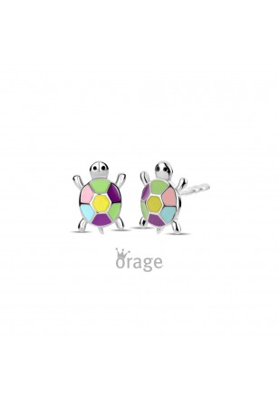 Deze Oorbelstekers zijn prachtige zilveren oorbellen met leuke kleurtje. Voor kinderen die van zee en schildpadden houden. Ze zijn eenvoudig in te brengen en comfortabel voor langdurig dragen. 