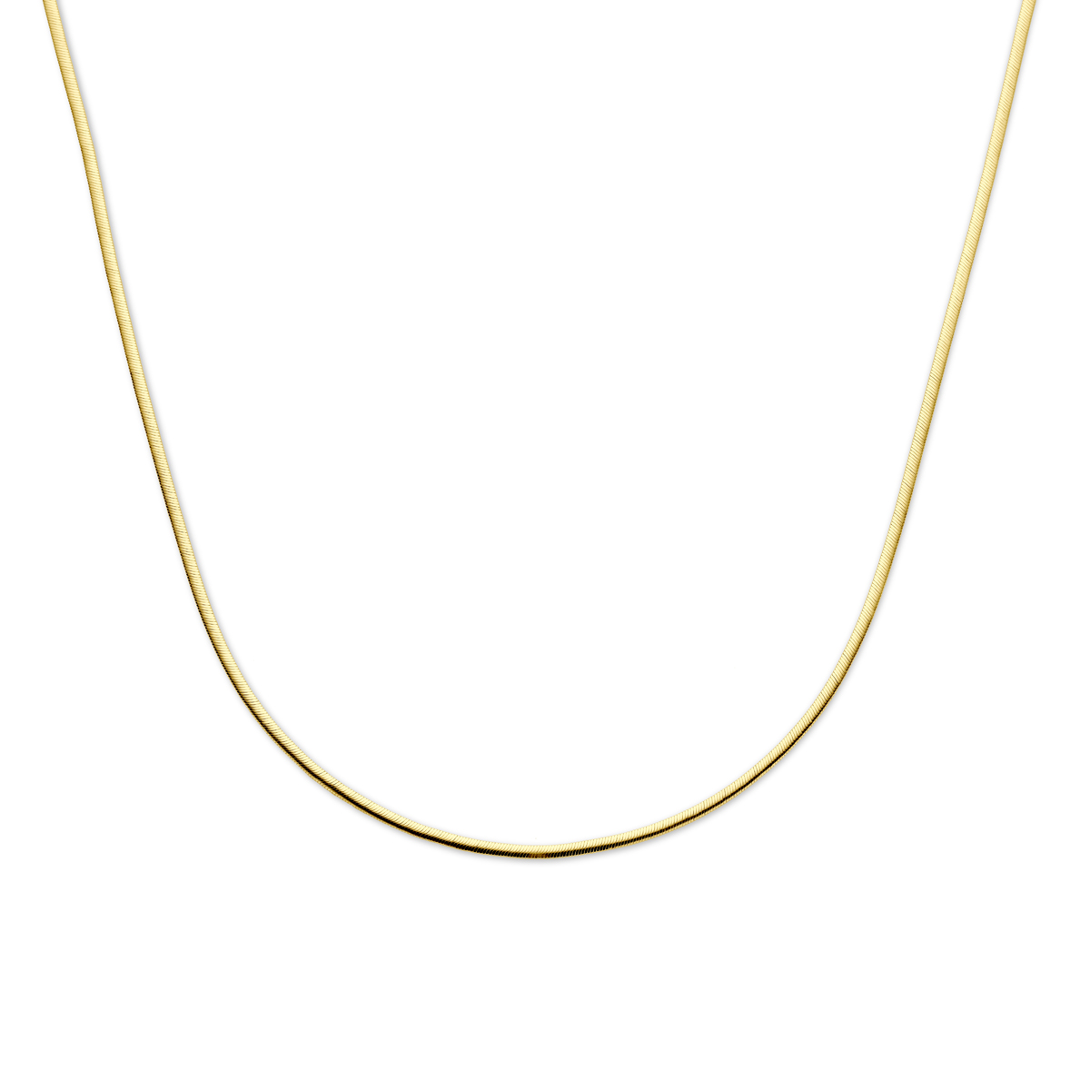 Verguld geel 925 zilveren collier uitgevoerd met een gourmette schakel van 2.2mm. Het collier heeft een draaglengte van 40cm met 4cm extensie. Geen garantie op plating.