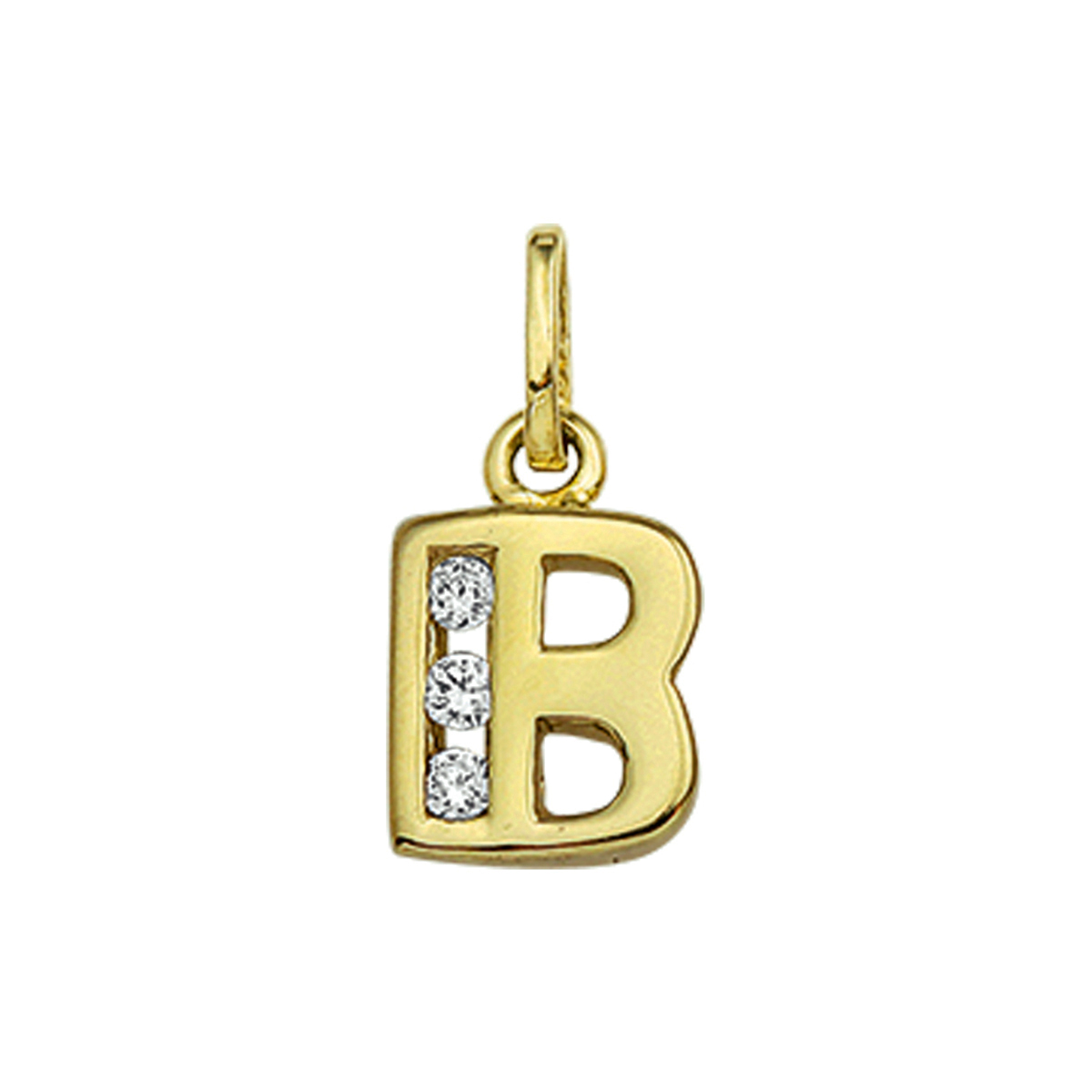 Creeer een heel persoonlijk collier met deze zirkonia letter hanger. Kies de initialen van een dierbare je geliefde of misschien wel gewoon die van jezelf!&nbsp;