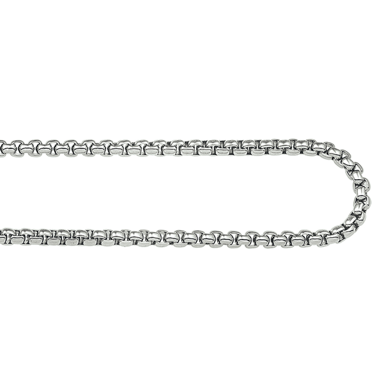 Het Staal Venetiaan collier, modelnummer 6504951, is een stijlvolle halsketting van roestvrij staal. Met een 50 cm lange Bol Venetiaanse ketting, karabijnsluiting, 3 mm breedte, en zilverkleurige glans is het de perfecte aanvulling op elke outfit. Draag het collier solo of combineer het met andere kettingen voor een gelaagde look.