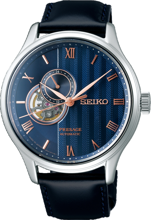 Dit herenhorloge is van het merk Seiko. Het is een analoog horloge gemaakt van leer. De diameter van de kast is 41.8 mm en de kast is 13 mm dik.
De verdere specificaties van het horloge zijn als volgt:
Glassoort: saffier glas
Bandbreedte: 18
Kastmateriaal: staal
Waterdichtheid: 3 ATM
Techniek: automaat