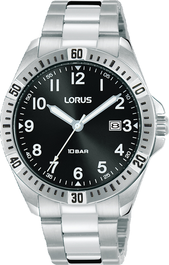 Dit herenhorloge is van het merk Lorus. Het is een analoog horloge gemaakt van staal. De diameter van de kast is 39 mm en de kast is 10 mm dik.
De verdere specificaties van het horloge zijn als volgt:
Glassoort: hardlex mineraal glas
Bandbreedte: 18
Kastmateriaal: staal
Waterdichtheid: 10 ATM
Techniek: quartz