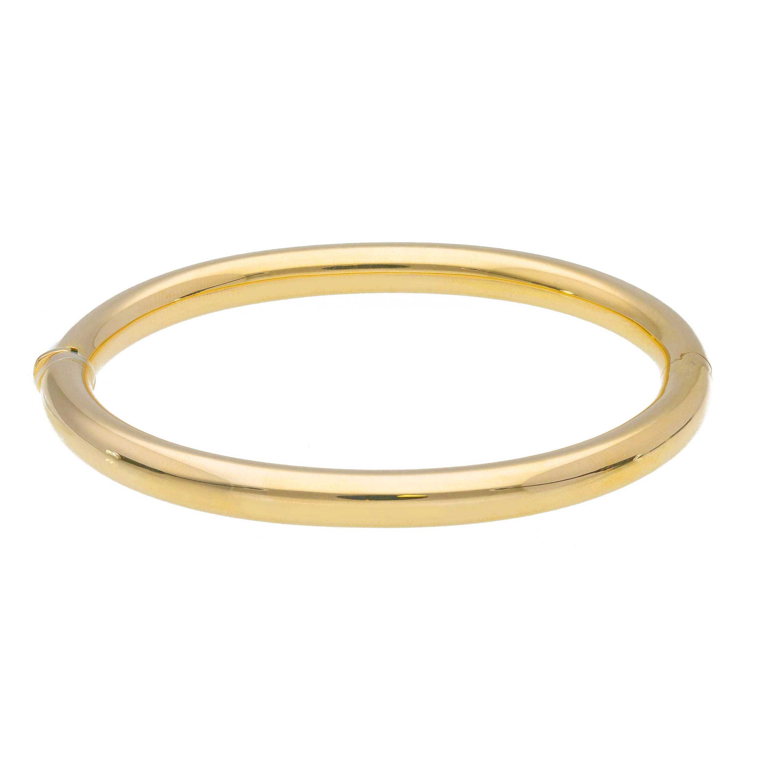 Vaste armband esclave in 18 karaat geel goud 