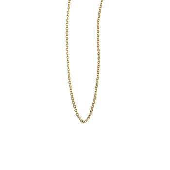 een 18 krt geelgouden collier van Niessing 45cm lang