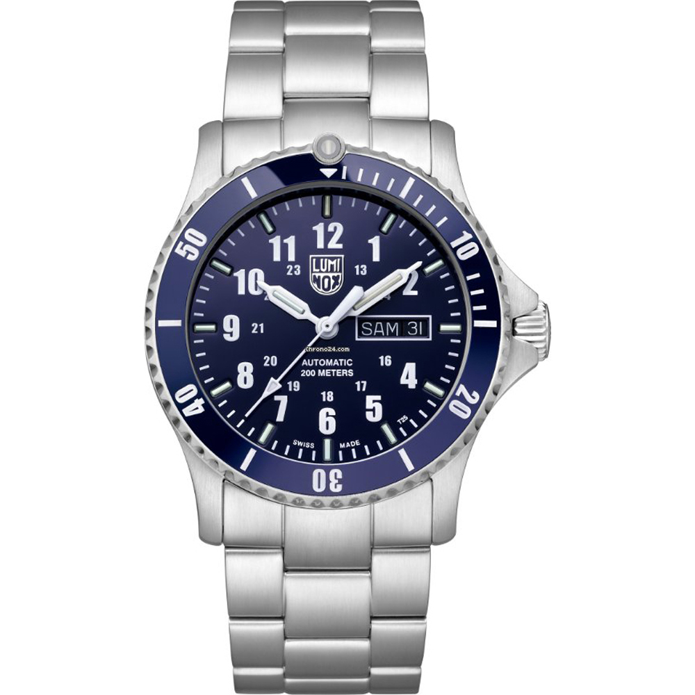 Luminox - Sea Collection. Automatic Sport Timer. Blue. 200m WR Saffierglas - XS.0924
