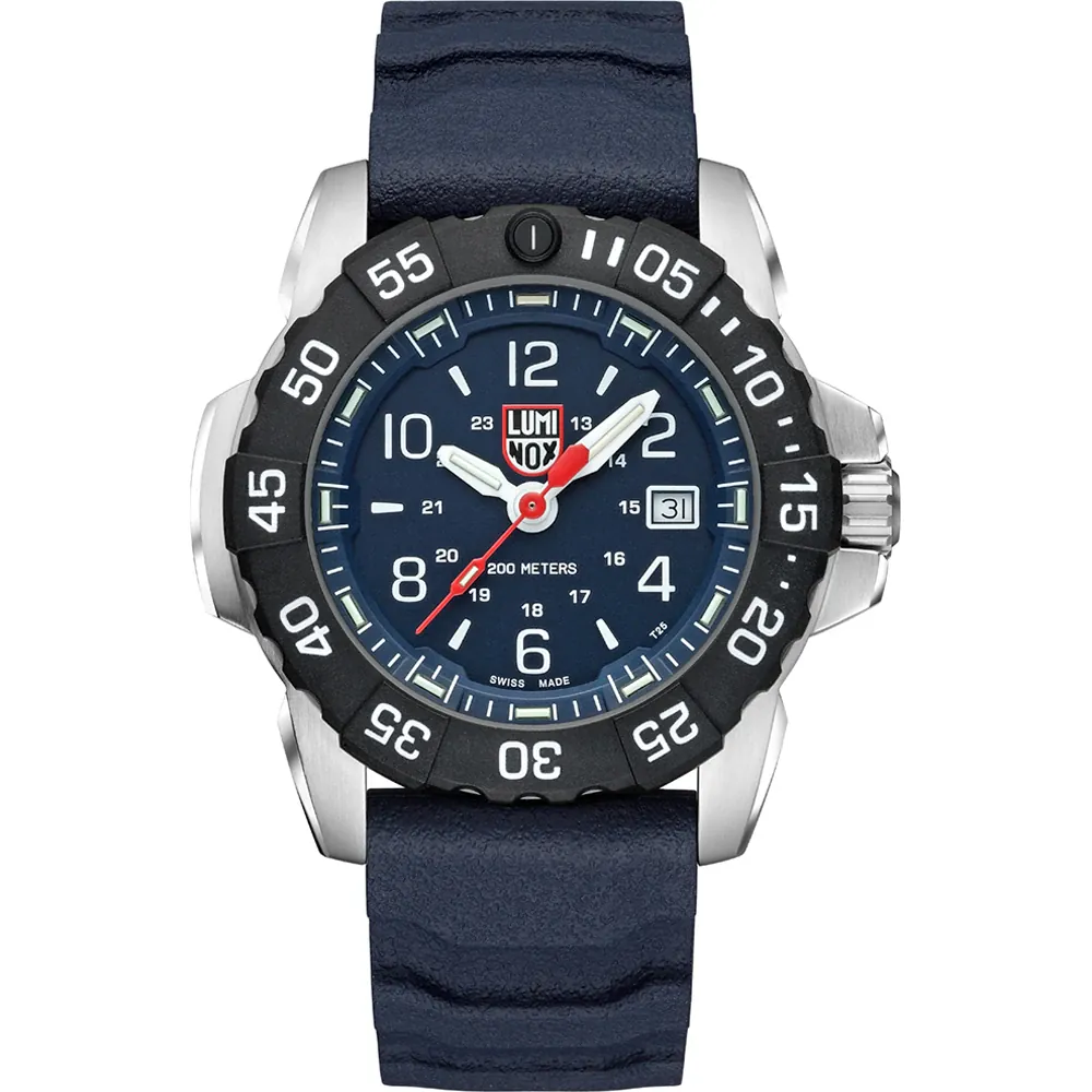 Luminox - Sea Collection. Navy Seal RSC. Blue/White. Quartz 200m WR Saffierglas - XS.3253.CB