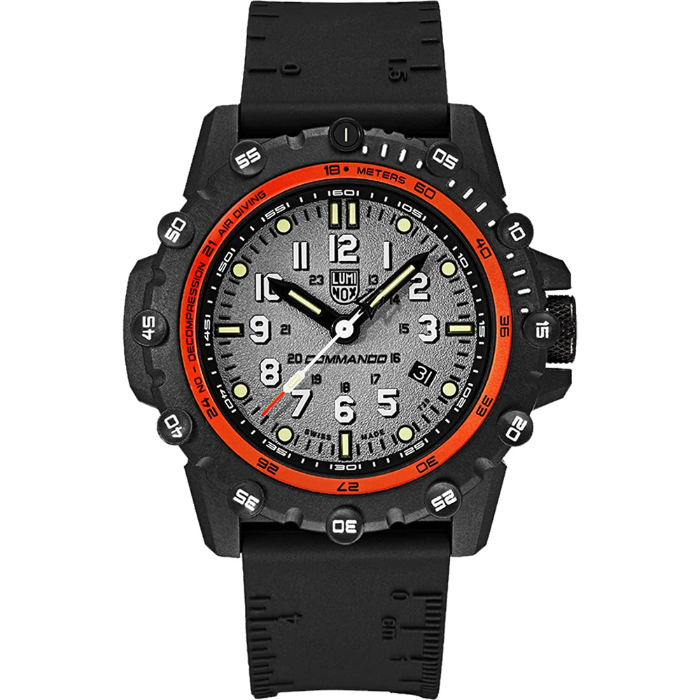 Luminox - Sea Collection. Commando Frogman. Grey. Quartz 200m WR Saffierglas - XS.3301