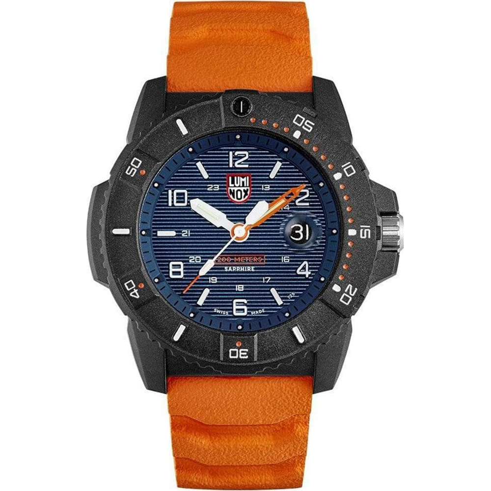 Luminox - Sea Collection. Navy Seal. Blue/White. Quartz 200m WR Saffierglas - XS.3603