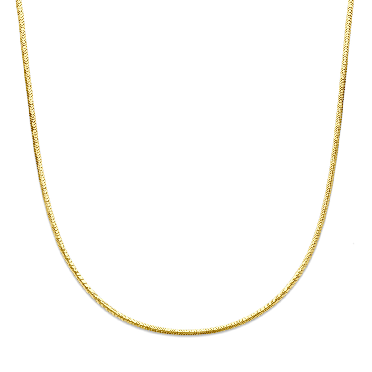14k Geelgouden collier met een schakelbreedte van 2,6mm en een draaglengte van 42cm. Uitgevoerd met karabijnsluiting.