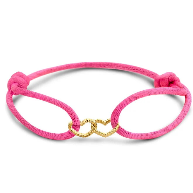 De Double Open Heart heeft een doorsnede 7 mm breed en 5 mm hoog het hartje
The Vintage Double Open Heart is geknoopt op 1.5mm cord.