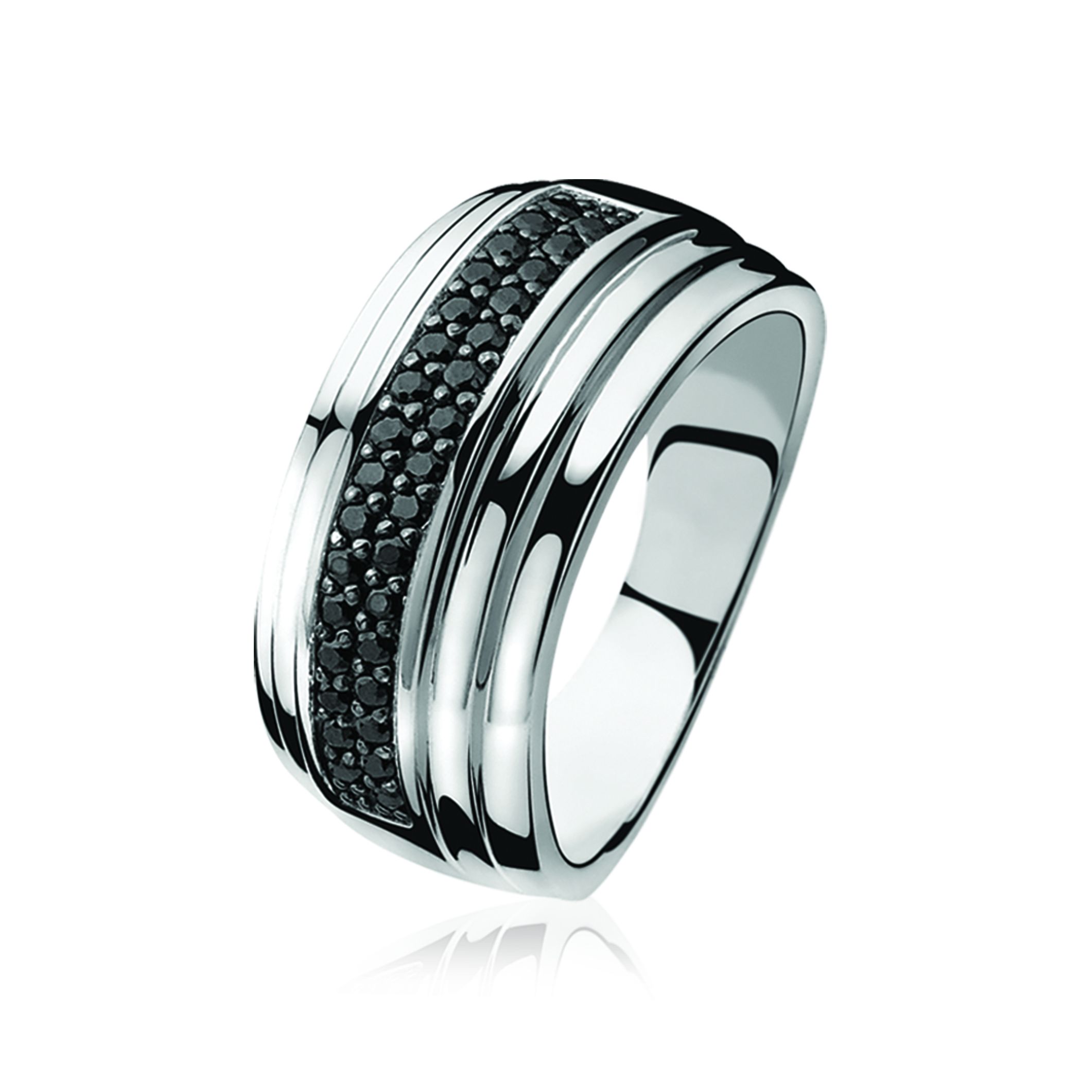 Zilveren ring in maat 54 (17,25)