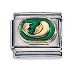 Zoppini - 9mm - horoscoop maagd

staal met 18krt. goud
model   : horoscoop maagd groen emaille
hoogte : 9mm
