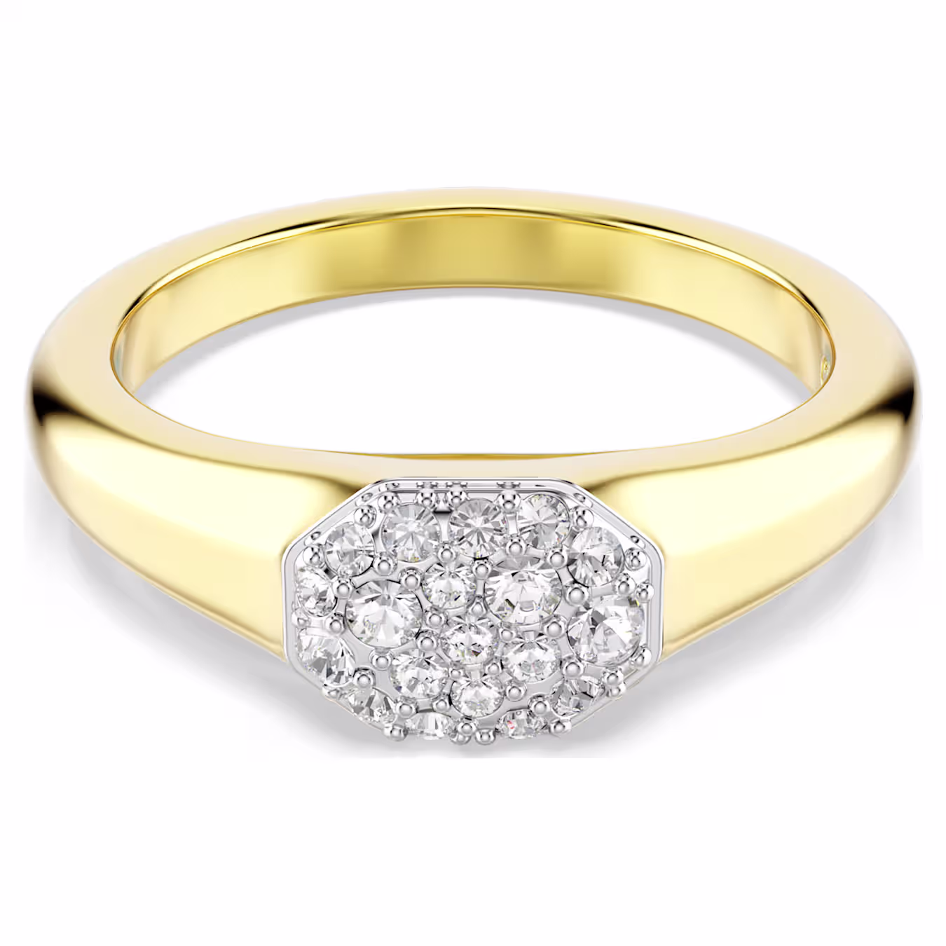Deze originele Dextera-midiring is perfect om te combineren met andere ringen of om te dragen naast een bijpassende armband. De band met goudkleurige toplaag is voorzien van ronde kristallen in verschillende groottes, vakkundig gezet in een achthoekige formatie met behulp van Swarovski’s rhodium flash-techniek. Draag hem als uw favoriete ring voor alledaagse elegantie.
Artikelnr.: 5736242
Collectie:  Dextera Octagon
Materiaal:  Kristallen, Goudkleurige toplaag
Kleur:  Wit