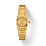 Diameter:25 mm
316L stainless steel case with yellow gold PVD coating
Swiss Quartz movement

