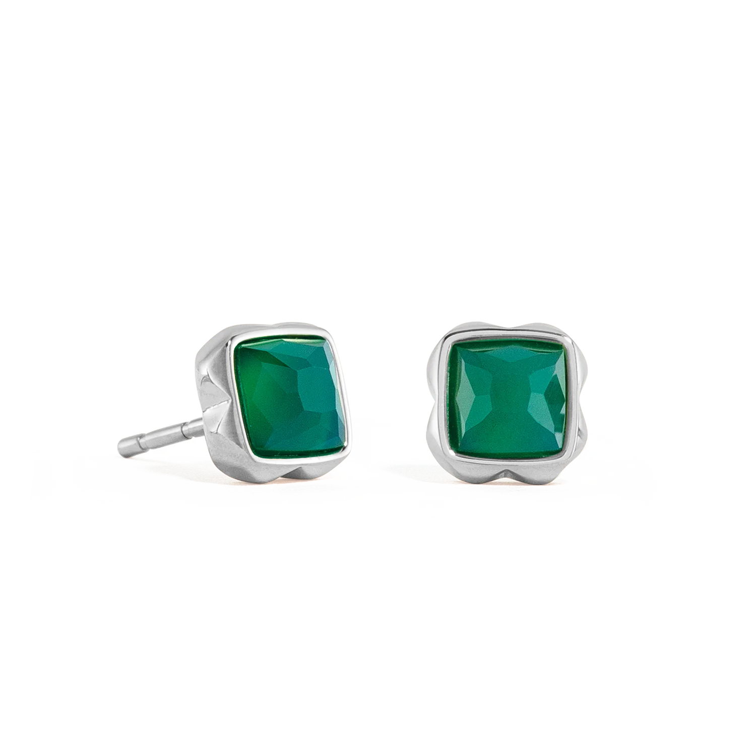 Coeur de Lion oorknoppen groen 1300/21-0500