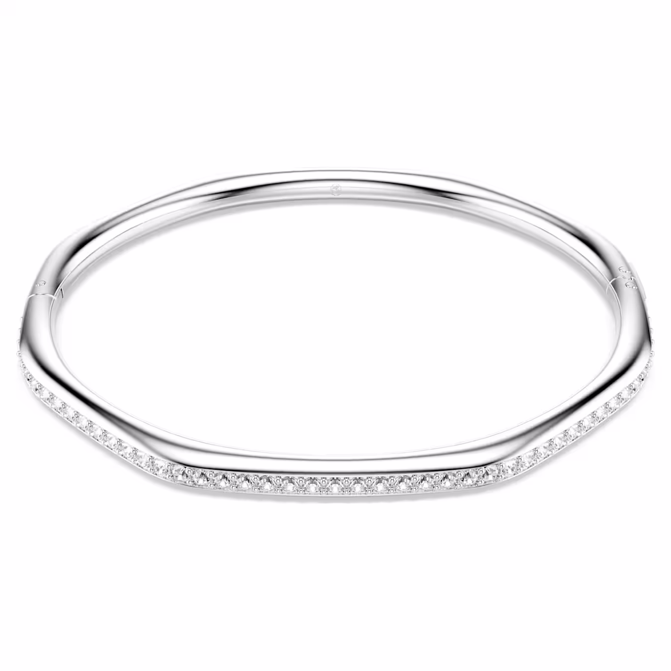 Deze Dextera-armband, een van Swarovski’s populairste stijlen, is een chic statement. Het slanke, achthoekige ontwerp met rhodium toplaag is geaccentueerd met een rij precisiegeslepen kristallen in een verfijnde klauwzetting. Draag de armband los of combineer hem met andere armbanden voor extra glans.
Artikelnr.: 5725222
Collectie:  Dextera Octagon
Lengte: 17 cm
Binnenste diameters: 5.8 x 5 cm
Formaat motief: 0.4 x 6.4 cm
Afstand opening: 4 cm
Materiaal:  Kristallen, Rodium-verguld
Kleur:  Wit
Type sluiting:  Klapsluiting