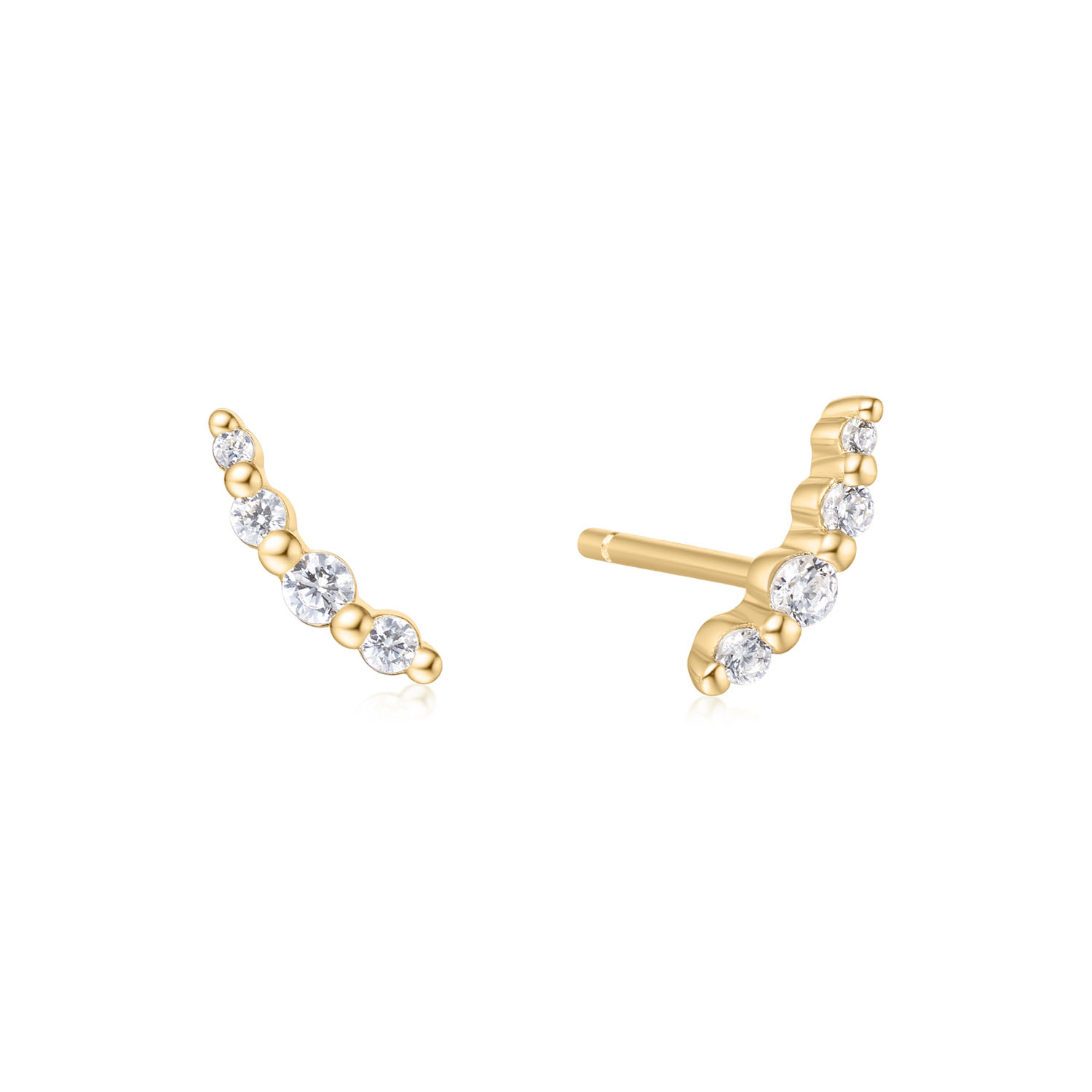 Miss Dainty is ontworpen voor de vrouw die houdt van elegantie met een speelse twist. Deze sprankelende oorstekers met fijne kraaldetails stralen subtiele elegantie uit. Een echte must-have voor elke sieradencollectie. Perfect voor zowel formele gelegenheden als dagelijks gebruik. Combineer ze met andere oorbellen voor een speelse en opvallende look.

HET MERK
Geïnspireerd door de laatste fashion trends is Ania Haie het toonaangevende sieradenmerk voor hoogkwalitatieve maar ook betaalbare zilveren sieraden, zonder op de kwaliteit in te leveren. Iedere collectie is gebaseerd op de laatste catwalktrends, waardoor Ania Haie snel tot hét sieradenmerk voor stijlbewuste consumenten is verkozen. Elk sieraad wordt ontworpen om te combineren met andere sieraden waardoor je je eigen look kunt creëren. Maar ook zijn Ania Haie sieraden opvallend genoeg om op zichzelf te dragen.

SPECIFICATIES
- Ania Haie
- Oorbellen
- 925 zilver met gold plating
- Lengte 7mm
- AH E065-01G