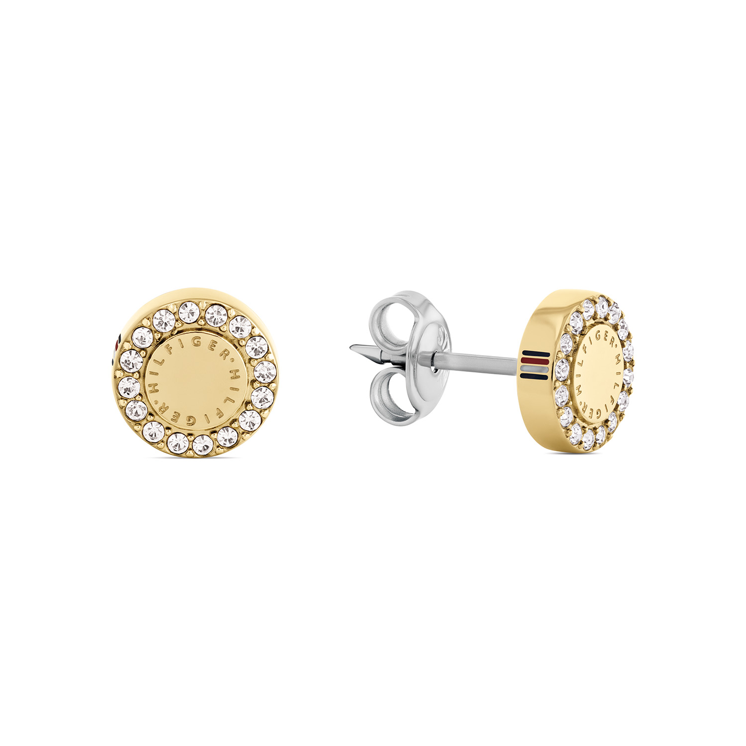 Tommy Hilfiger Jewels TJ2780908 Oorknoppen Dames Staal 8mm
Deze oorsieraden van Tommy Hilfiger uit de jewelry serie MINI CRISTALS met nr: TJ2780908 zijn mooi en fijntjes. De goudkleurige stalen dames oorknoppen zijn rond en plat en hebben in de buitenrand een rij kristallen. Doordat ze plat zijn en 8mm rond tonen ze mooi op het oor. Ook leuk te combineren met andere armbanden en sieraden van Tommy Hilfiger.

Het merk:
Tommy Hilfiger is wereldwijd één van de grootste designer lifestyle merken en is internationaal bekend om haar classic American cool stijl. De sieraden zijn voor dames en heren met een eigen stijl, die niet bang zijn om dit aan de wereld te laten zien.

Specificaties:
- Fijne stalen oorknoppen met kristal
- Materiaal: Goudkleurig staal
- Ø8mm
- Dames sieraad