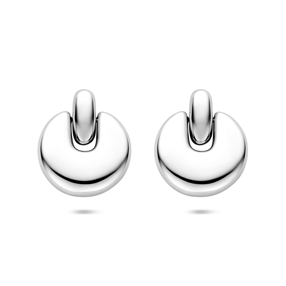Stalen oorhangers met een afmeting van 29.5x25.5mm.