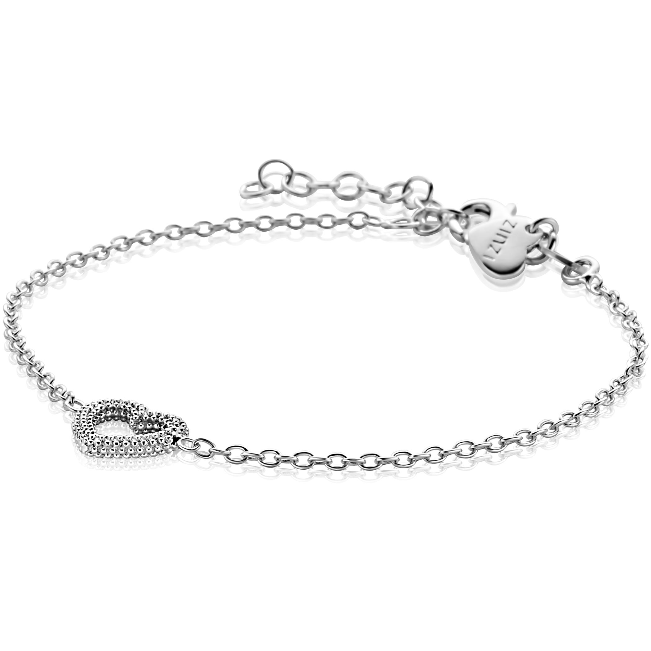 Zinzi Zilveren Armband Hartje ZIA2703