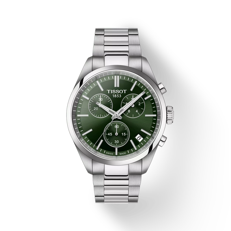 Dit Tissot PR 100  horloge behoort tot de T- Classic collectie.
Referentienummer: T150.417.11.091.00

De Tissot is voorzien van een quartz uurwerk. De kast en band zijn gemaakt van roestvrijstaal. Het horloge heeft een diameter van 40 mm en is getest op een waterdichtheid tot 10 atm / 100 m. De wijzers en indexen zijn voorzien van Super-LumiNova®️ waardoor de groene wijzerplaat ook in het donker goed af te lezen is. Het horloge heeft een krasvrij saffierglas met antireflecterende coating.
