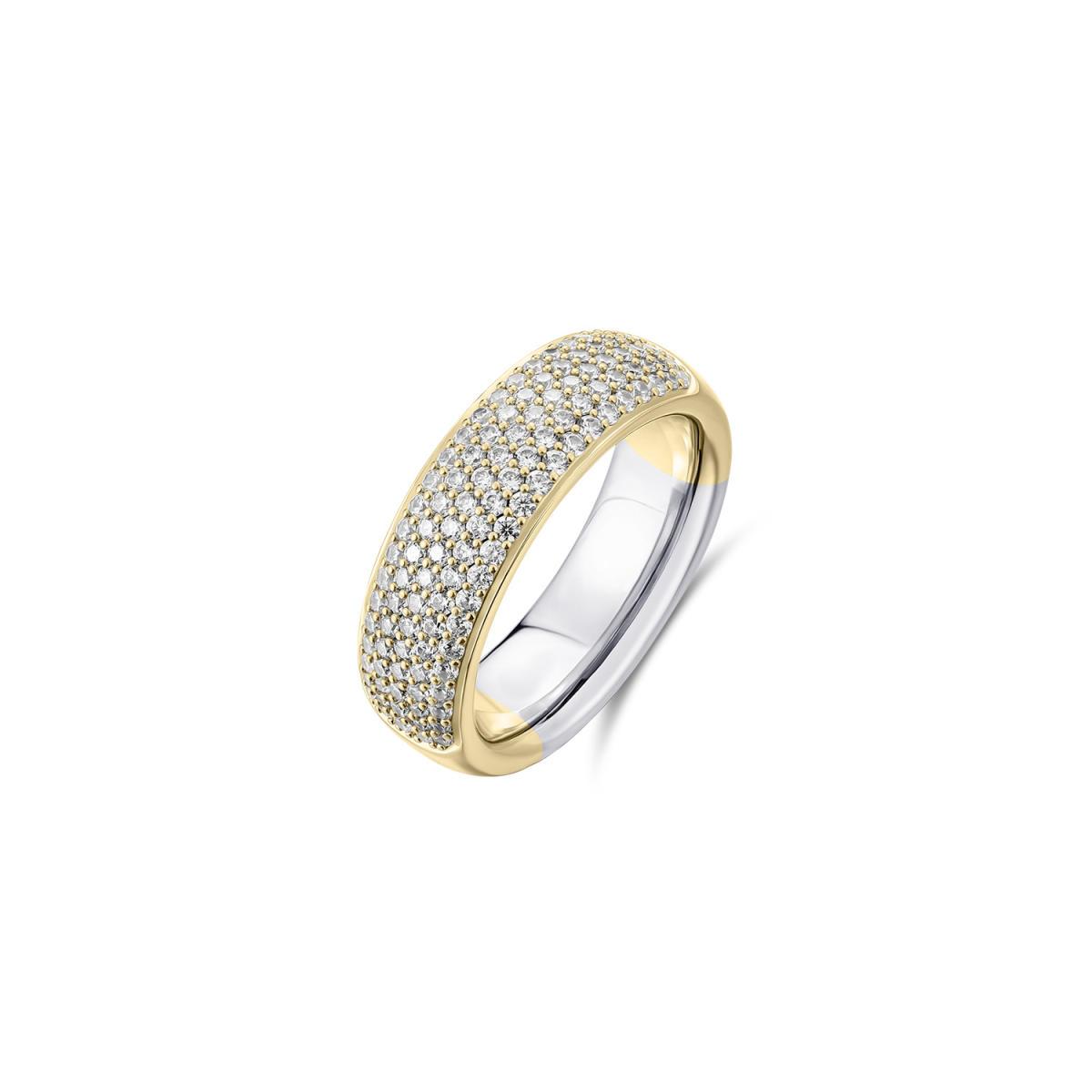 Yellow gold plated silver