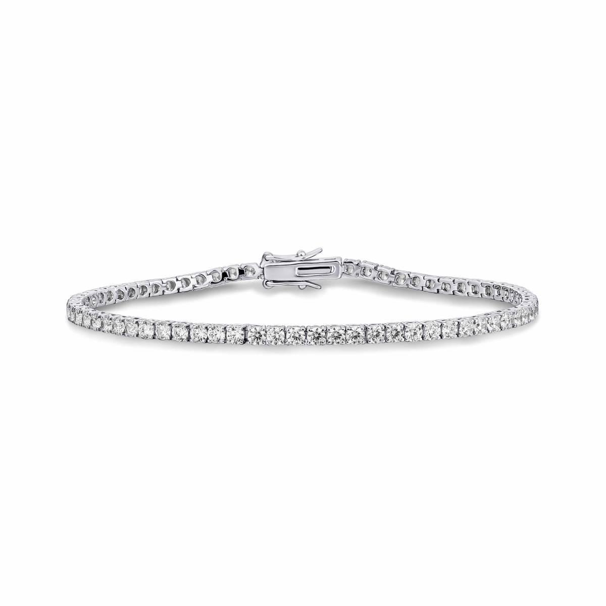 Rhodium plated silver