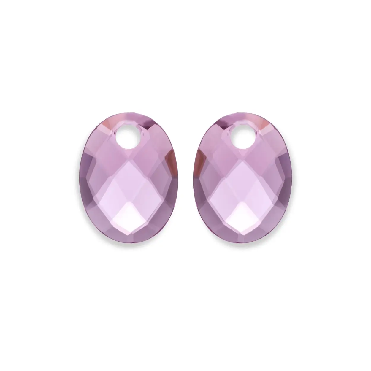 Sparkling Jewels - Medium Oval Aubergine Quartz - EAGEM59-MO