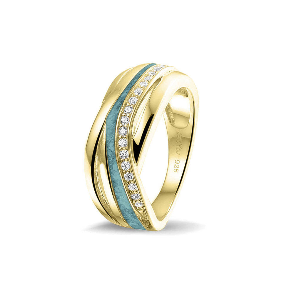 Fantasie ring met Diamant of zirconia. Dit sieraad wordt zichtbaar aan de voorkant gevuld met as en wordt vermengd met onze speciale hars.

verkrijgbaar vanaf €185,-  in zilver 

Leverbaar In  zilver of 14krt geel/wit/of rosé Goud 
Steensoort: Diamant of Zirconia
en met alle verschillende hars kleuren naar keuze 

U kunt bij ons in de winkel het sieraad samenstellen en zien welke opties allemaal mogelijk zijn

