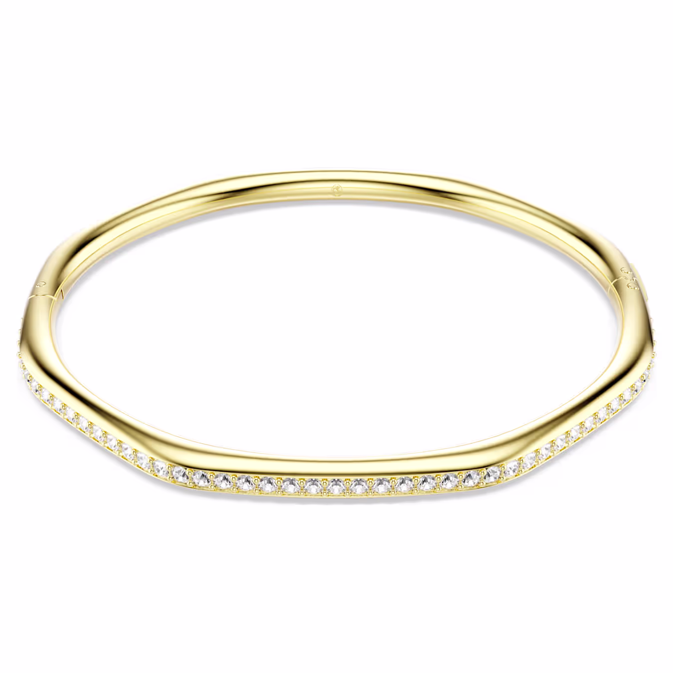Deze Dextera-armband, een van Swarovski’s populairste stijlen, maakt een chic statement. Met een slank achthoekig ontwerp is het stuk met goudkleurige toplaag geaccentueerd met een rij precisiegeslepen kristallen in een verfijnde klauwzetting. Draag hem los of combineer hem met andere armbanden voor extra glans.
Artikelnr.: 5724581
Collectie:  Dextera Octagon
Lengte: 17 cm
Binnenste diameters: 5.8 x 5 cm
Formaat motief: 0.4 x 6.4 cm
Afstand opening: 4 cm
Materiaal:  Kristallen, Goudkleurige toplaag
Kleur:  Wit
Type sluiting:  Klapsluiting