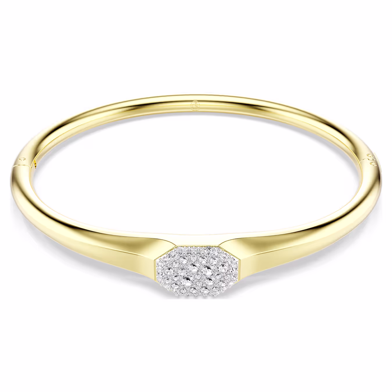 Deze slanke Dextera-armband is doordrenkt van elegantie en energie. Het silhouet met goudkleurige toplaag is voorzien van ronde kristallen in verschillende groottes, vakkundig gezet in een achthoekige formatie met behulp van Swarovski’s rhodium flash-techniek. De armband is afgewerkt met een Wonderclick-sluiting en is een ideaal sieraad dat moeiteloos kan worden gedragen van dag tot nacht. Draag hem samen met de bijpassende midi-ring voor maximale schittering.
Artikelnr.: 5724598
Collectie:  Dextera Octagon
Lengte: 18.3 cm
Binnenste diameters: 6.2 x 5.4 cm
Formaat motief: 0.9 x 1.3 cm
Afstand opening: 6.8 cm
Materiaal:  Kristallen, Goudkleurige toplaag
Kleur:  Wit
Type sluiting:  Klapsluiting