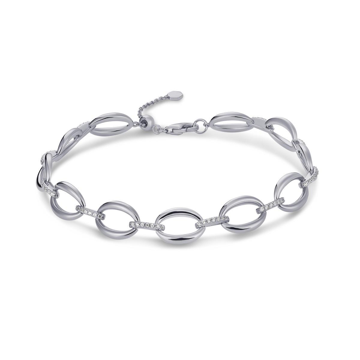 Rhodium plated silver