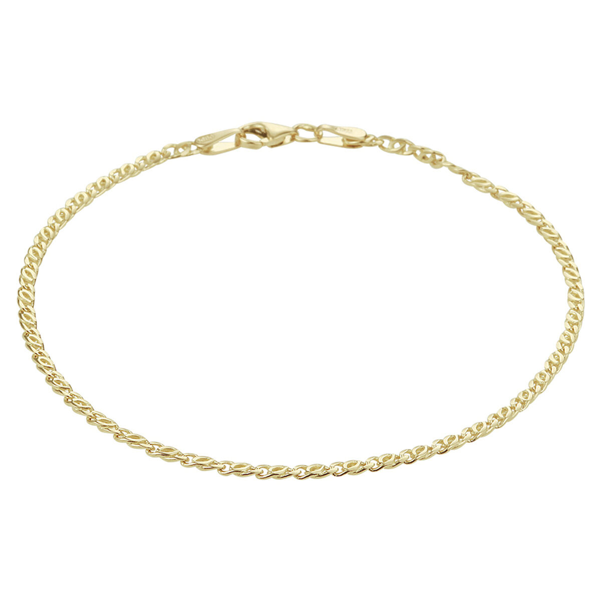 Gouden armband valkenoog 19 cm 1.9 mm 2.0 gr