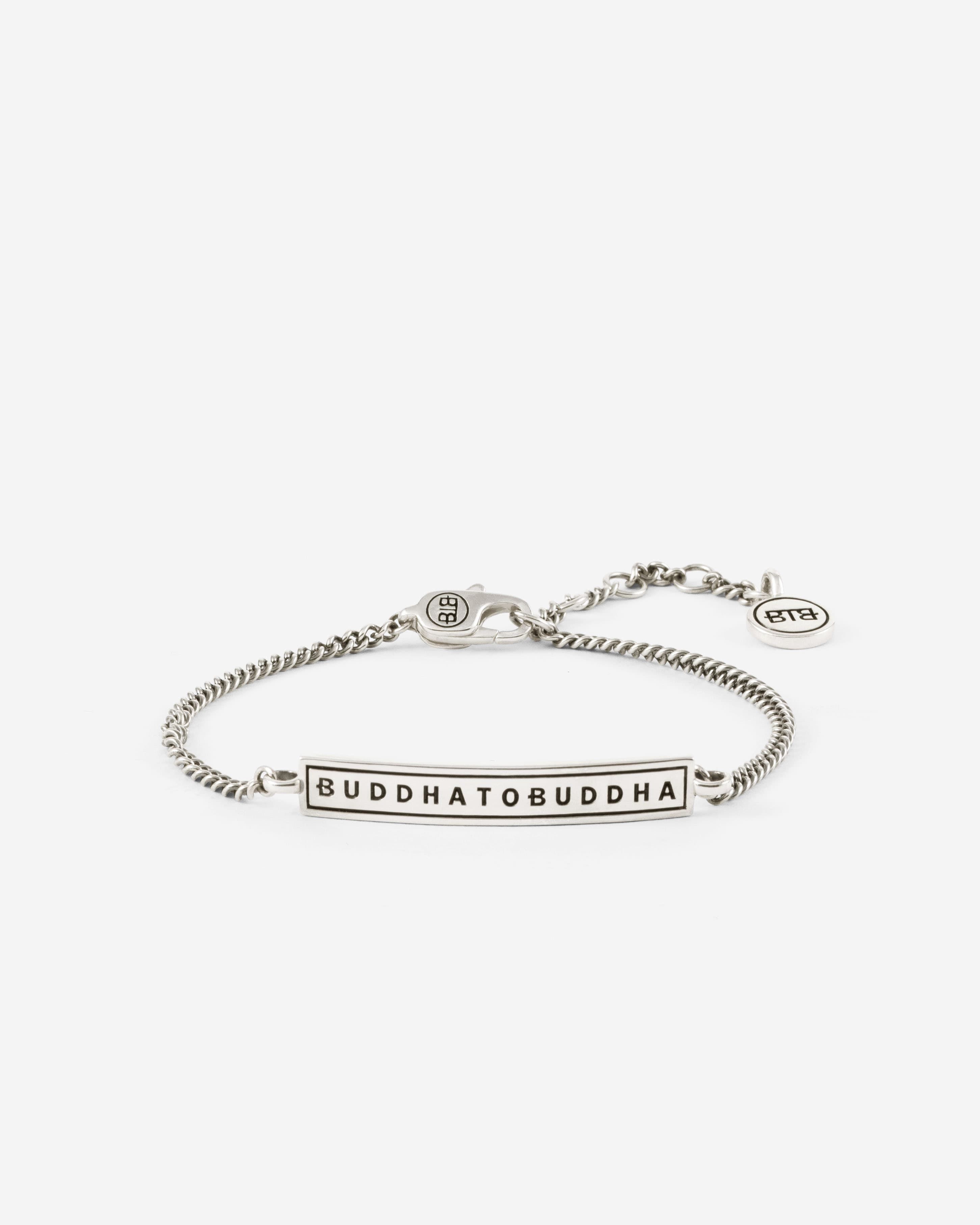 Enkelbandje Essential Logo Anklet Silver Large buddha to buddha