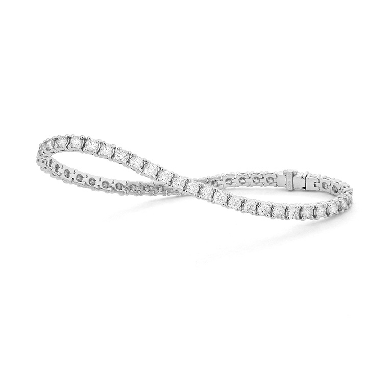 natural diamonds 3.00ct H/si tennis bracelet
