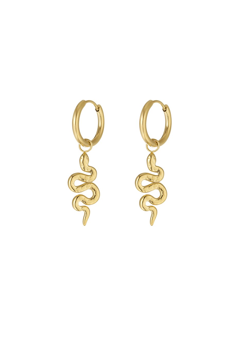 earrings snake soul
Gold color