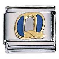 Zoppini letter Q blauw emaille

Metaal     : Staal, 18 karaat goud
Maten     : 9mm
Materiaal : staal met 18 karaat gouden letter met blauw emaille inleg.