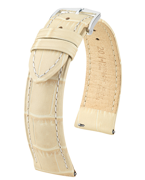 HIRSCH DUKE M NQR BEIGE CALF 20/18MM 01028190NQ-2-20.