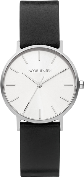Dit is een horloge van het merk Jacob Jensen gemaakt voor dames.
De specificaties zijn als volgt:
Kastmaat: 32 mm
Kastdikte: 7
Bandlengte: 115
Bandbreedte: 16
Waterdichtheid: 5 ATM / 50 Meter / 165 Feet