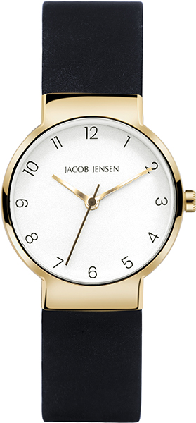 Dit is een horloge van het merk Jacob Jensen gemaakt voor dames.
De specificaties zijn als volgt:
Kastmaat: 29 mm
Kastdikte: 7
Bandlengte: 20
Bandbreedte: 16
Waterdichtheid: 5 ATM / 50 Meter / 165 Feet