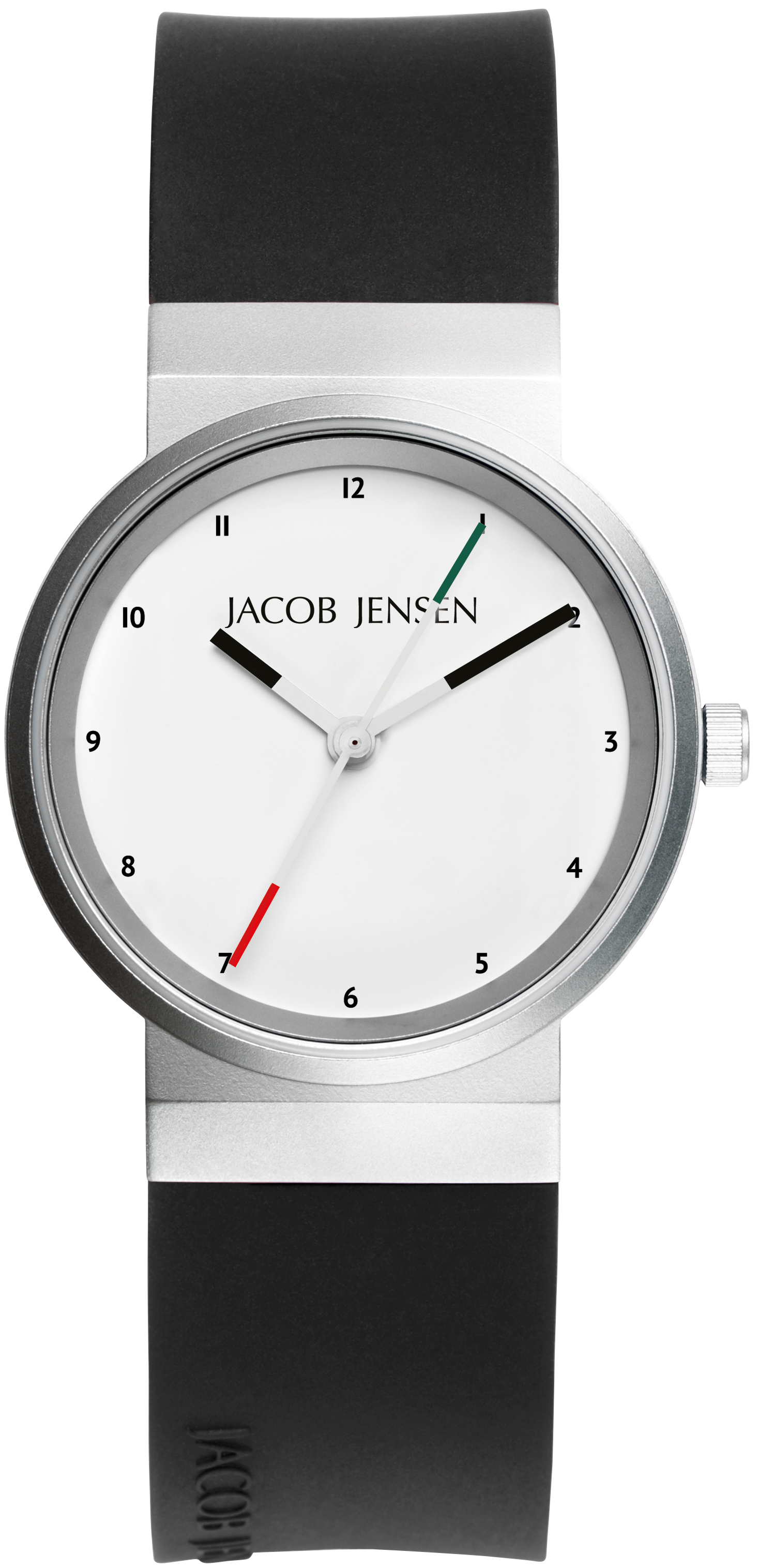 Dit is een horloge van het merk Jacob Jensen gemaakt voor dames.
De specificaties zijn als volgt:
Kastmaat: 29 mm
Bandlengte: 200
Bandbreedte: 17
Waterdichtheid: 3 ATM / 30 Meter / 100 Feet