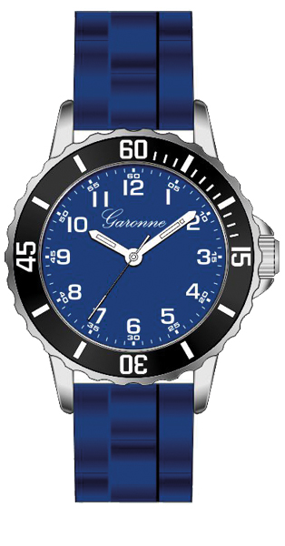 Dit is een horloge van het merk Garonne gemaakt voor jongens.
De specificaties zijn als volgt:
Kastmaat: 30 mm
Bandlengte: 190
Bandbreedte: 14
Waterdichtheid: 5 ATM / 50 Meter / 165 Feet